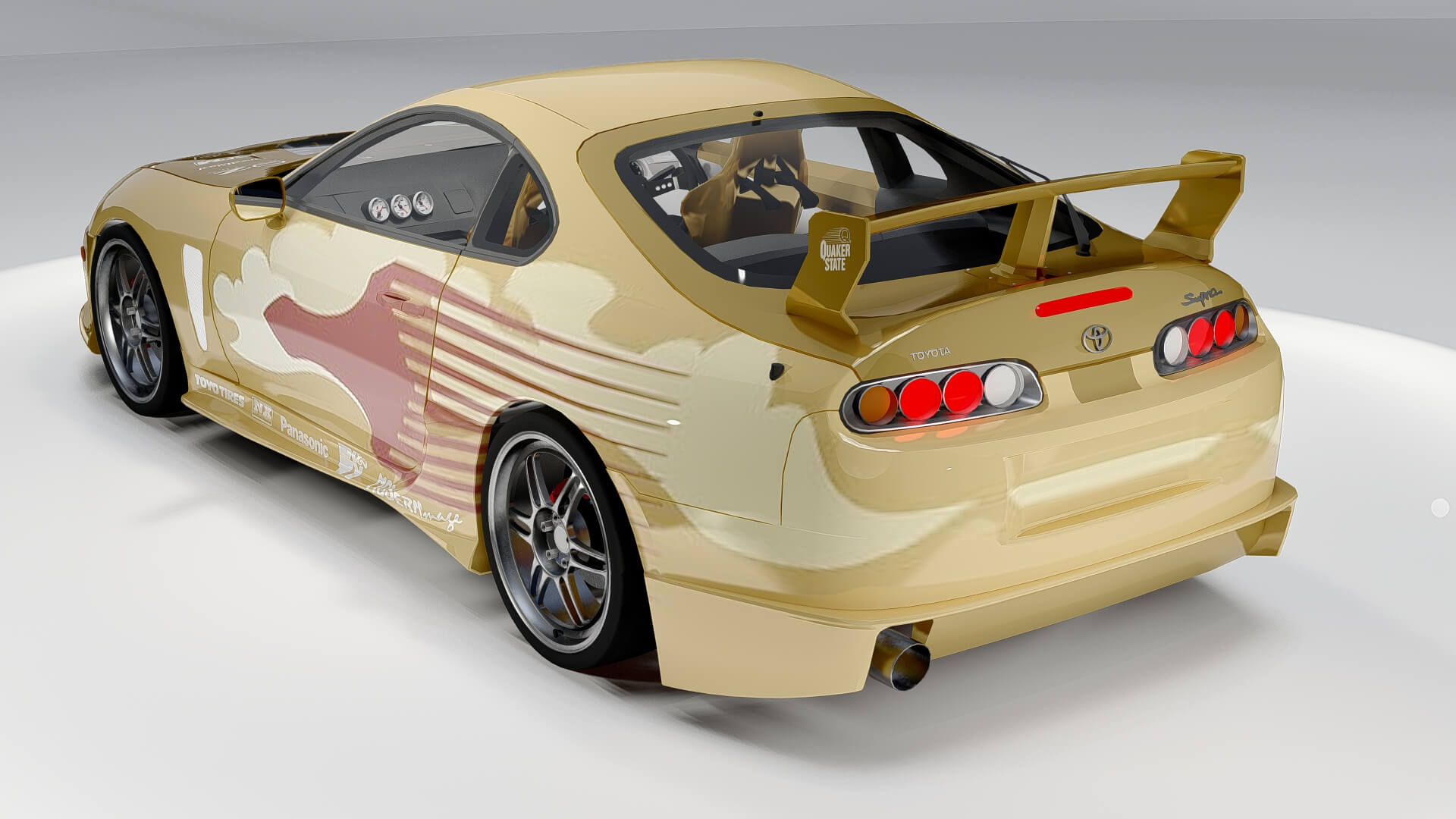 Toyota Supra Turbo MK IV 1993 &ndash 2 Fast 2 Furious Liver 3D Model
