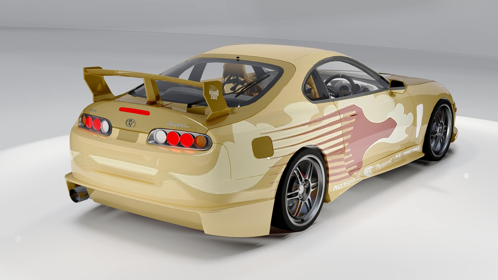 Toyota Supra Turbo MK IV 1993 &ndash 2 Fast 2 Furious Liver 3D Model
