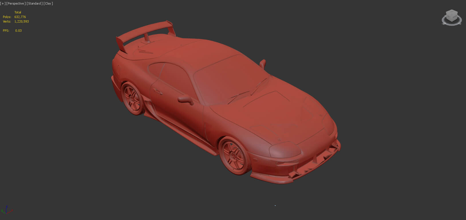 Toyota Supra Turbo MK IV 1993 &ndash 2 Fast 2 Furious Liver 3D Model
