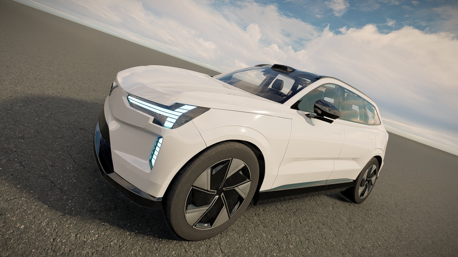Volvo EX90 2024 3D Model