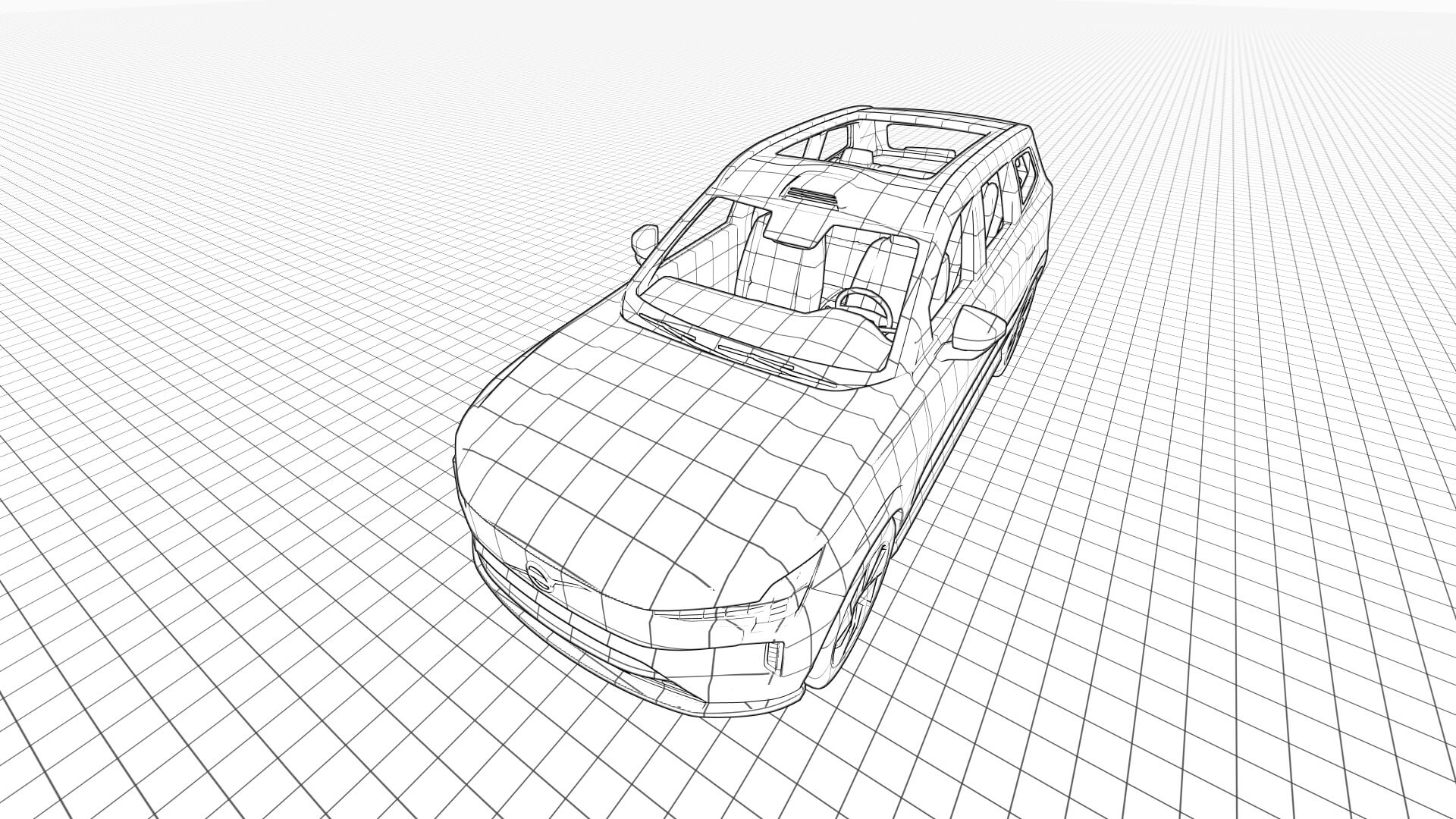 Volvo EX90 2024 3D Model