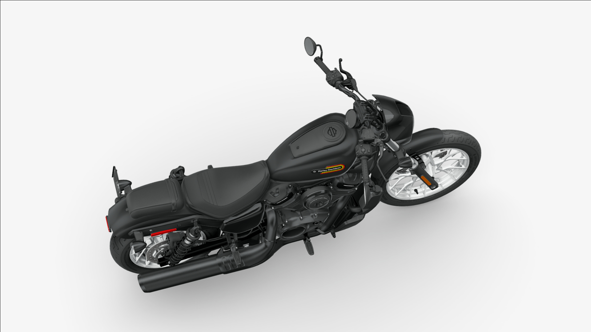 2025 Harley-Davidson Sportster Nightster Special Motorcycle Bike 3D Render, Digital Artwork by Ammo Biker