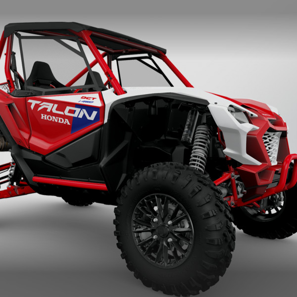 2026 Honda Talon 1000R FOX Live Valve SxS Off Road Vehicle Low-Poly 3D Model