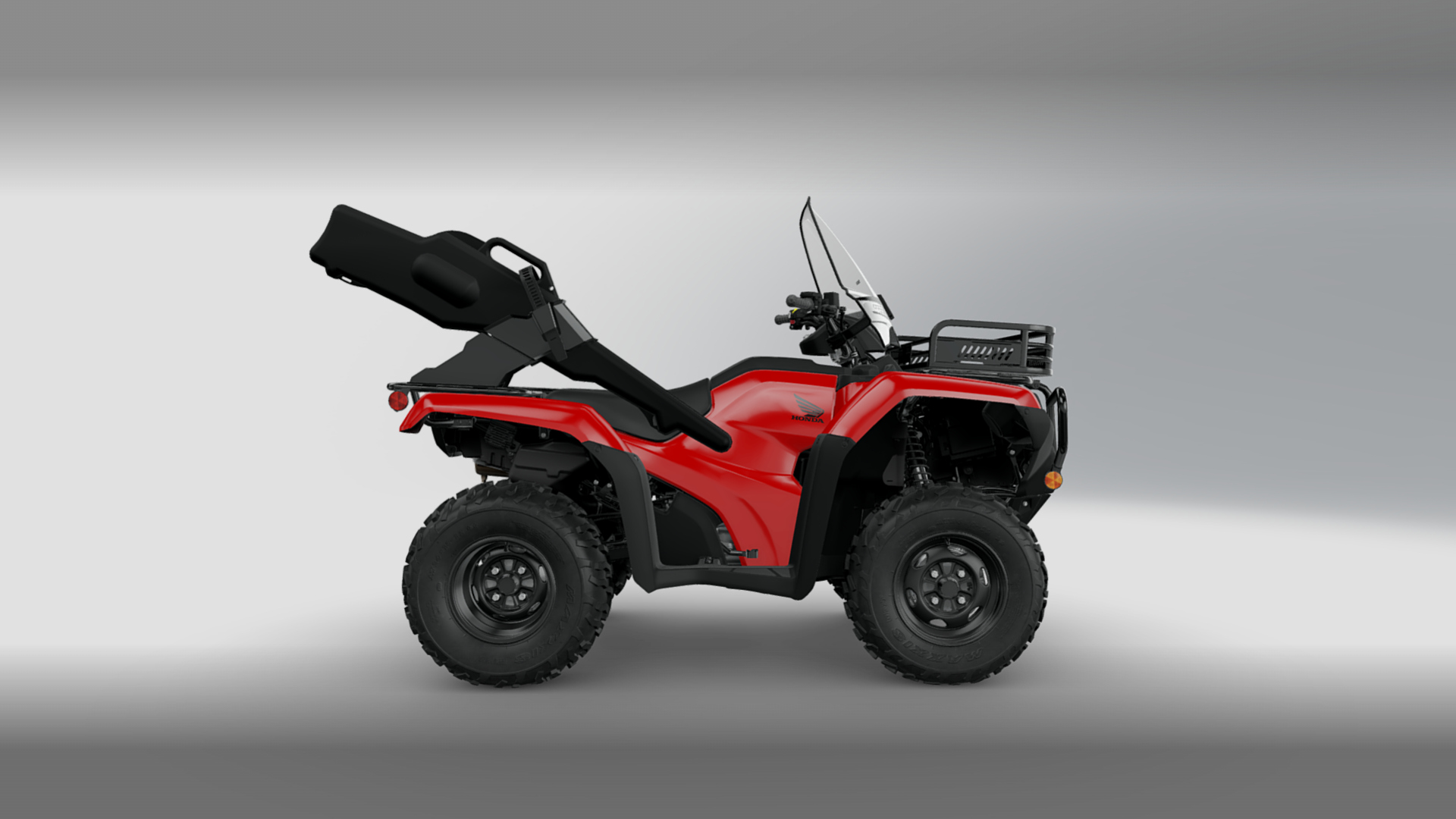 2027 Honda FourTrax Rancher 4x4 Offroad Quad ATV 3D Render, Digital Artwork by Ammo Biker