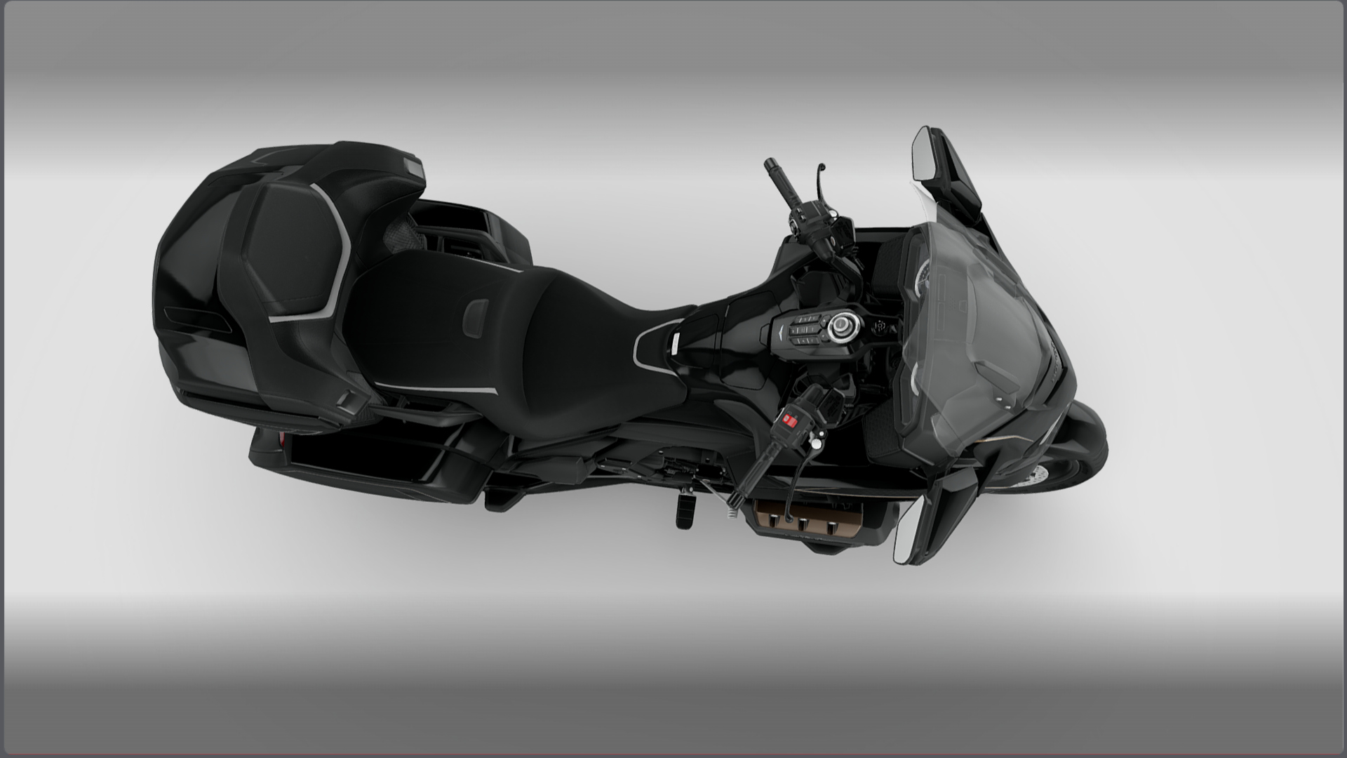 2027 Honda Gold Wing Tour GL1800 Motorcycle Bike Low-Poly 3D Model 3D Render, Digital Artwork by Ammo Biker