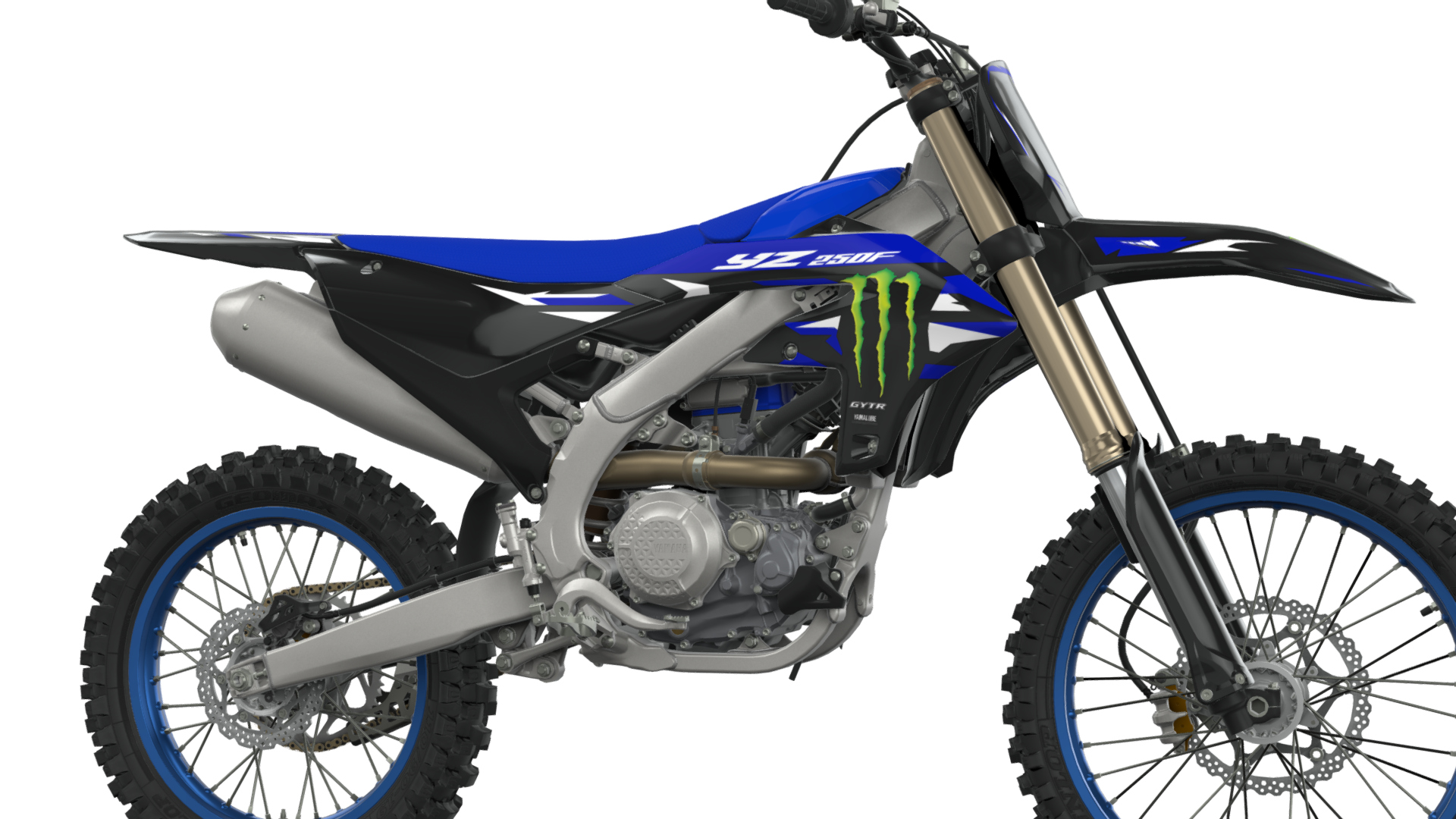 Road Software 2027 Yamaha YZ250F Dirtbike Motocross Off Road Motorcycle Bike Low-Poly ...