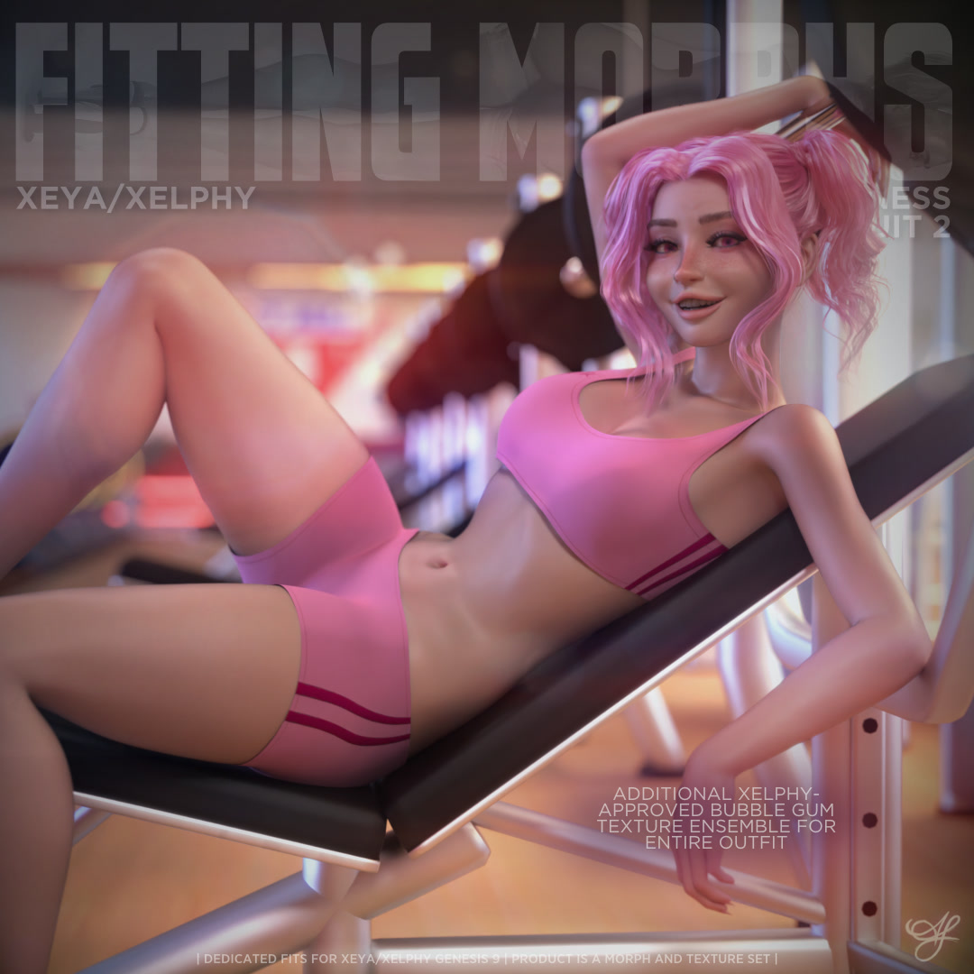 DF - Pro Fitness Jumpsuit 2 - AEL Xeya - Xelphy for G9 Daz Content