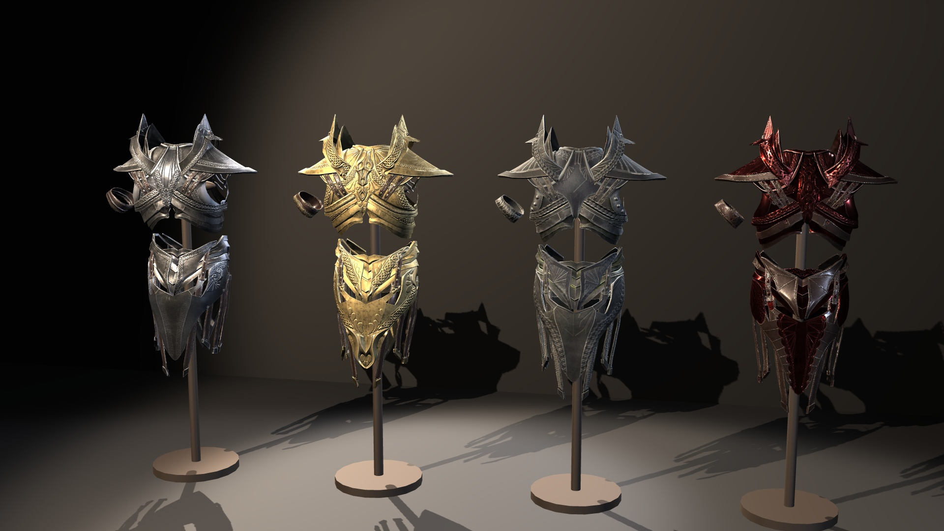 Fantasy Ancient Myth Armor Pack 3D Model