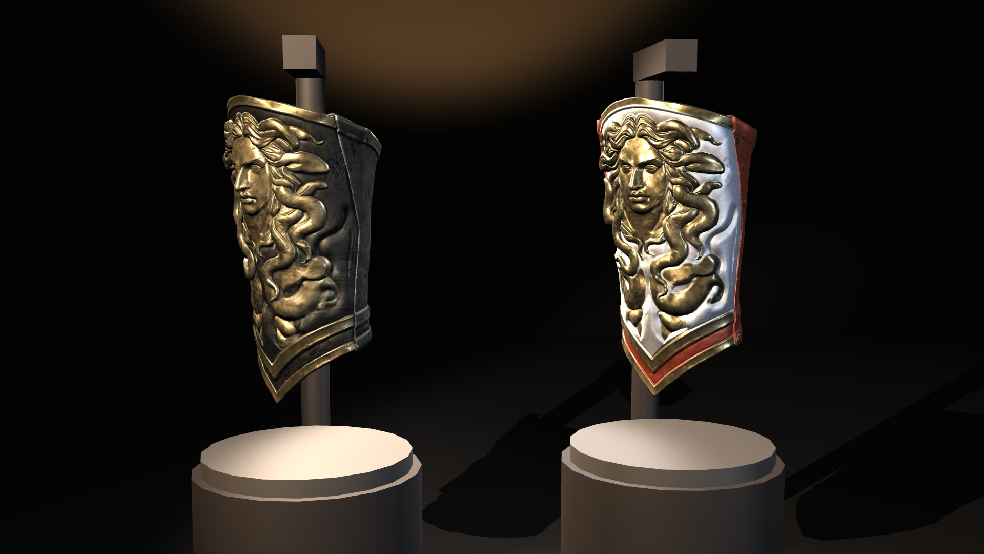 Fantasy Ancient Myth Bracers Pack 3D Model