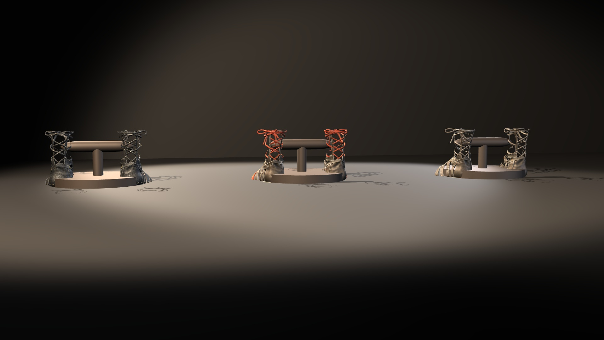 Fantasy Ancient Myth Leg Armor Pack 3D Model