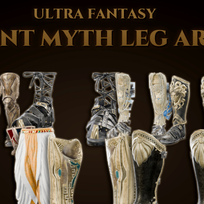Fantasy Ancient Myth Leg Armor Pack