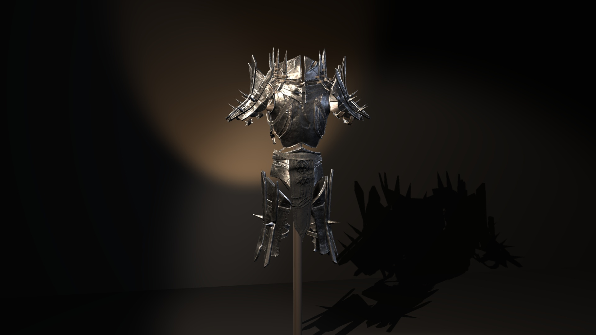 Fantasy Knight and Dark Armor Pack 3D Model