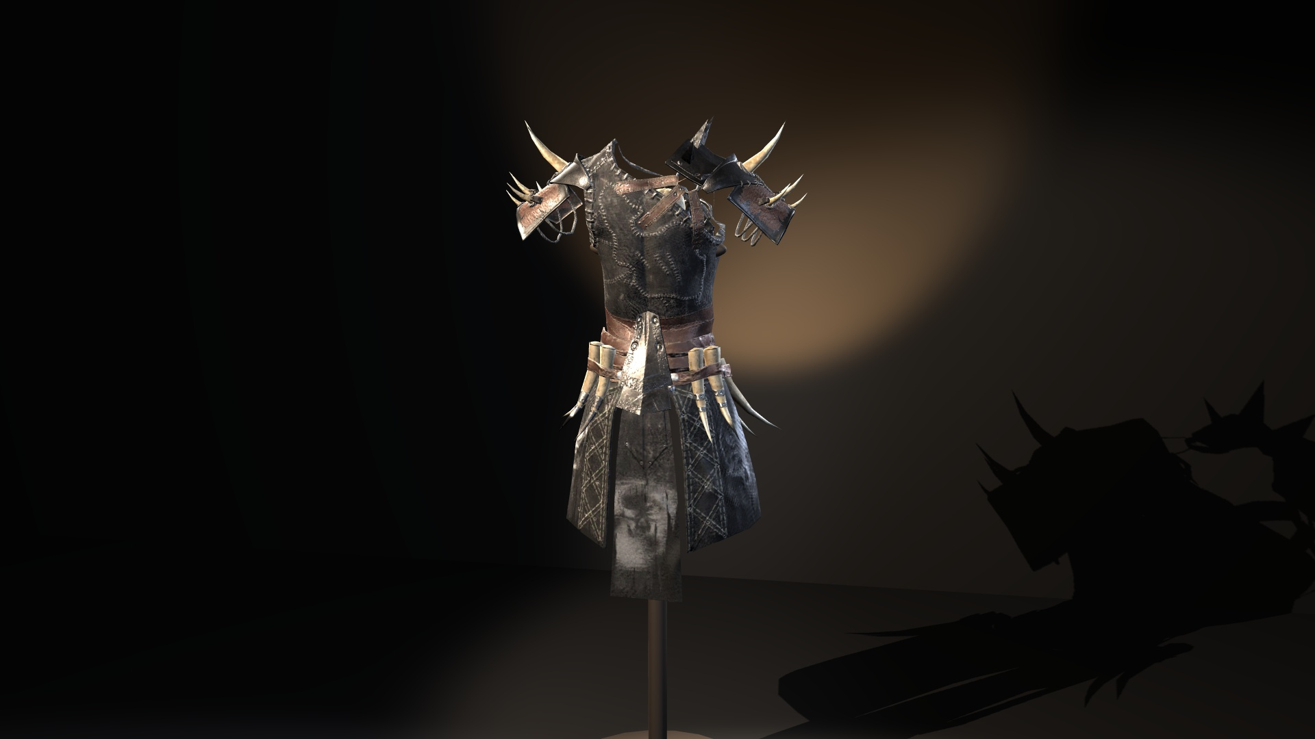 Fantasy Knight and Dark Armor Pack 3D Model