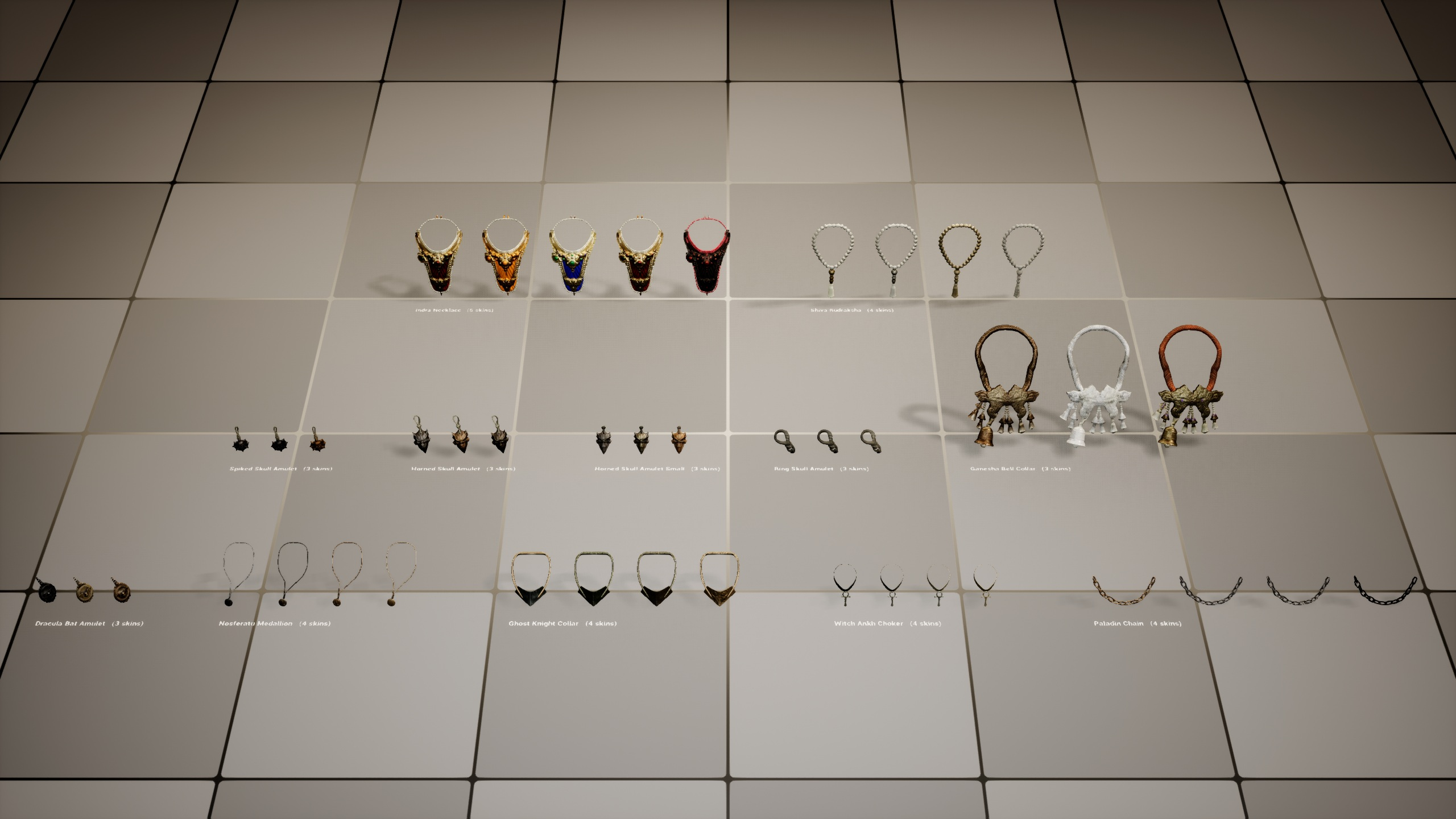 Fantasy Magic Amulets Pack 3D Model