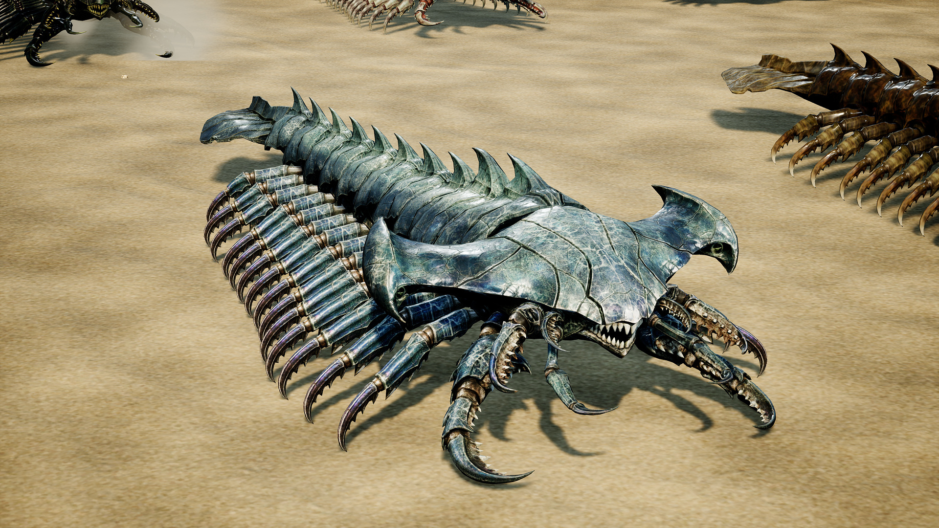 Giant Sea Centipede 3D Model