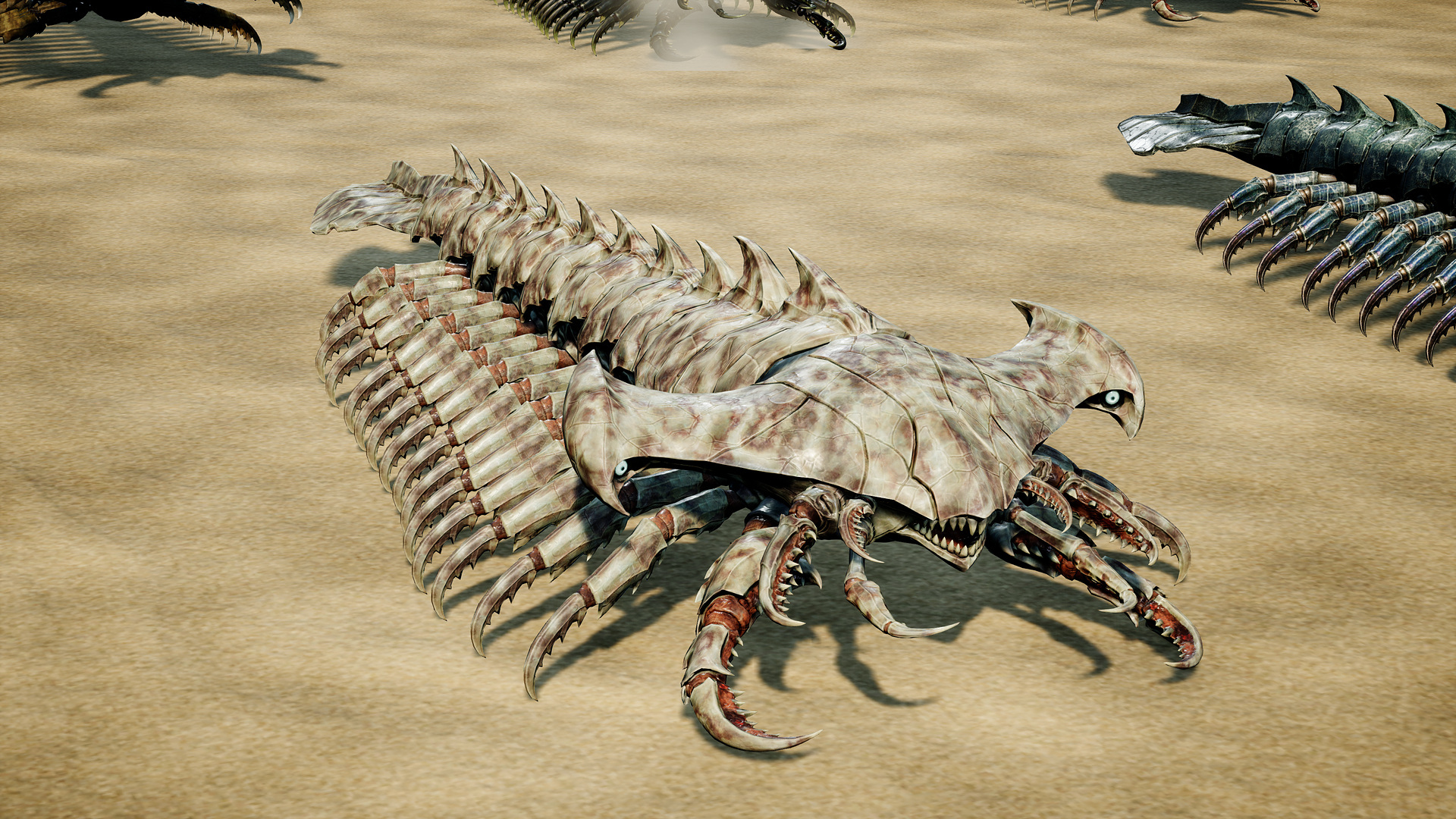 Giant Sea Centipede 3D Model