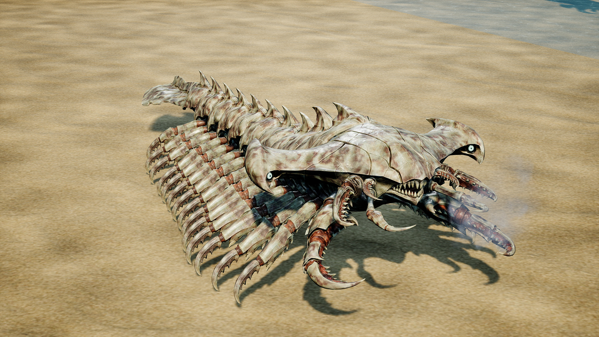 Giant Sea Centipede 3D Model