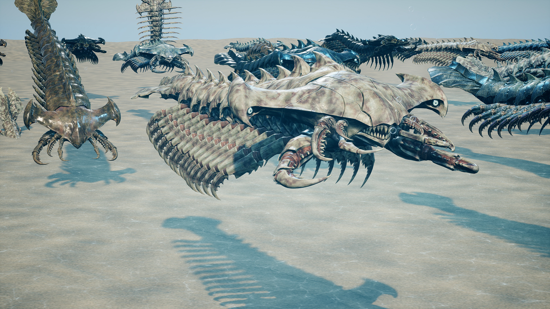 Giant Sea Centipede 3D Model