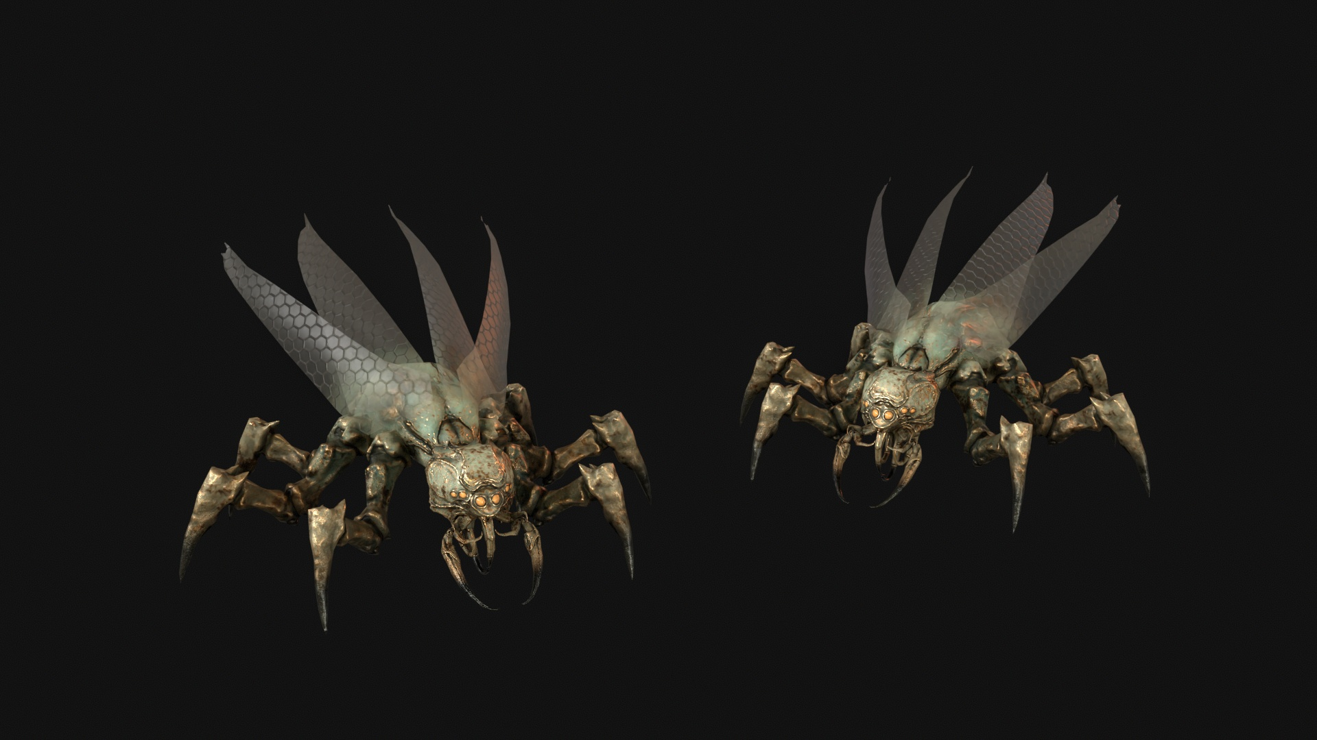 Land Bug Pack1 3D Model