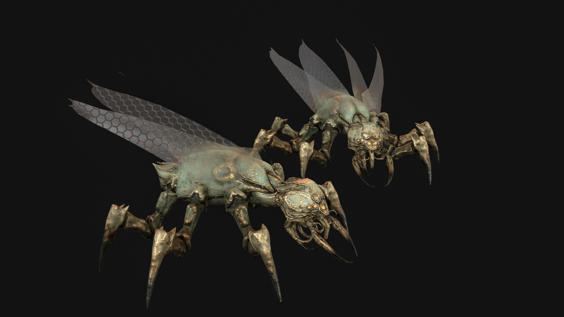 Land Bug Pack1 3D Model