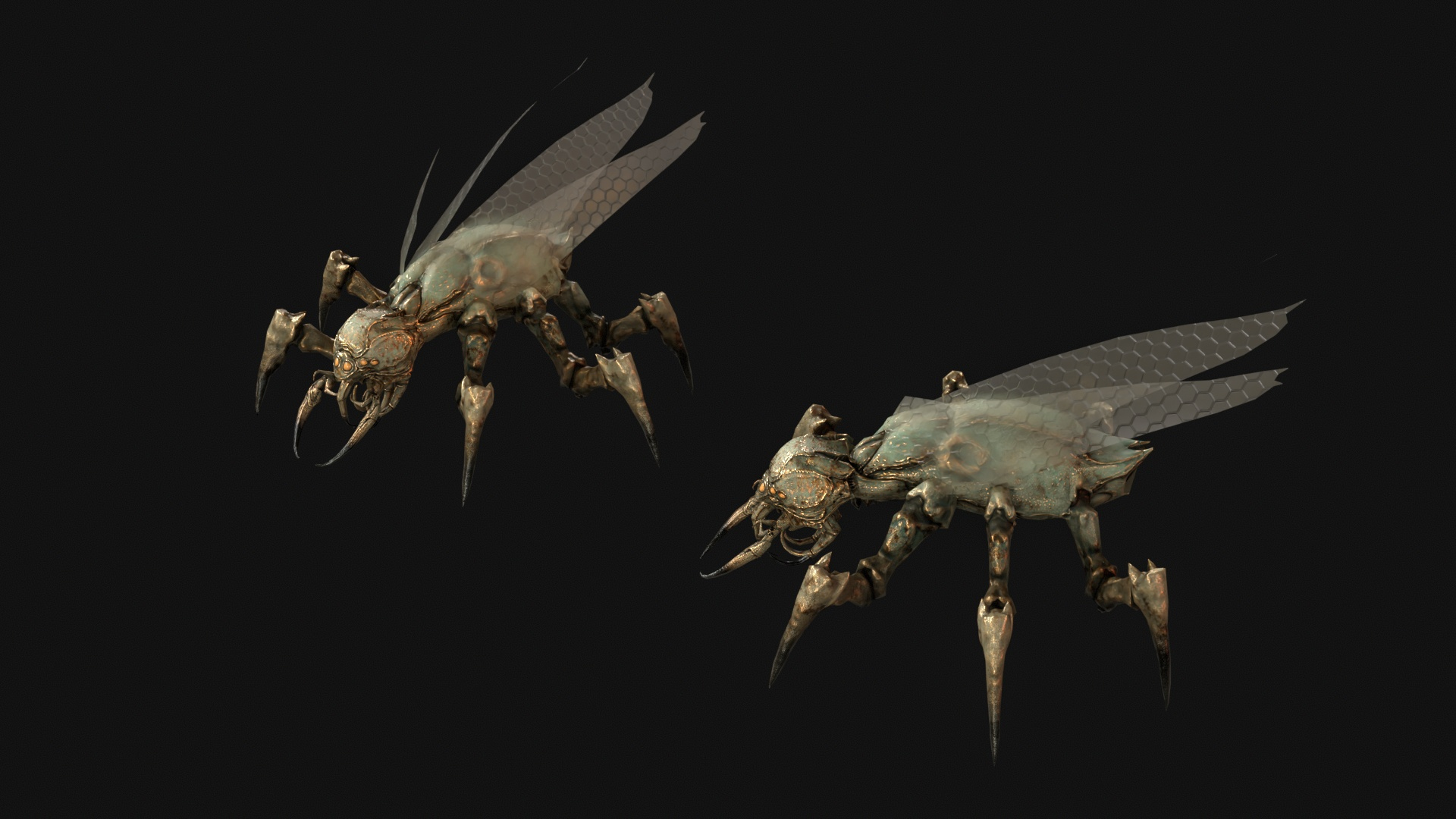 Land Bug Pack1 3D Model