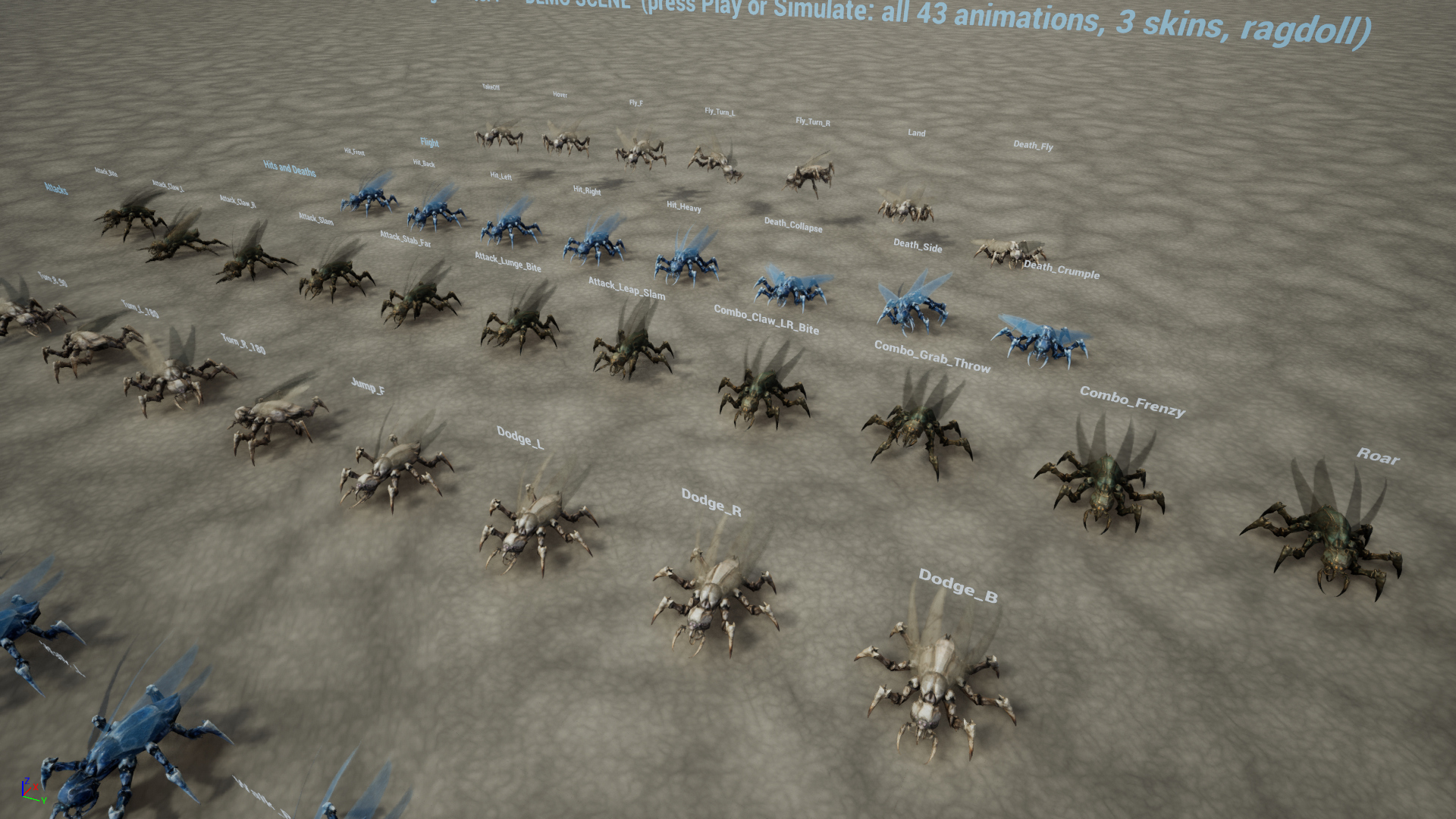 Land Bug Pack1 3D Model