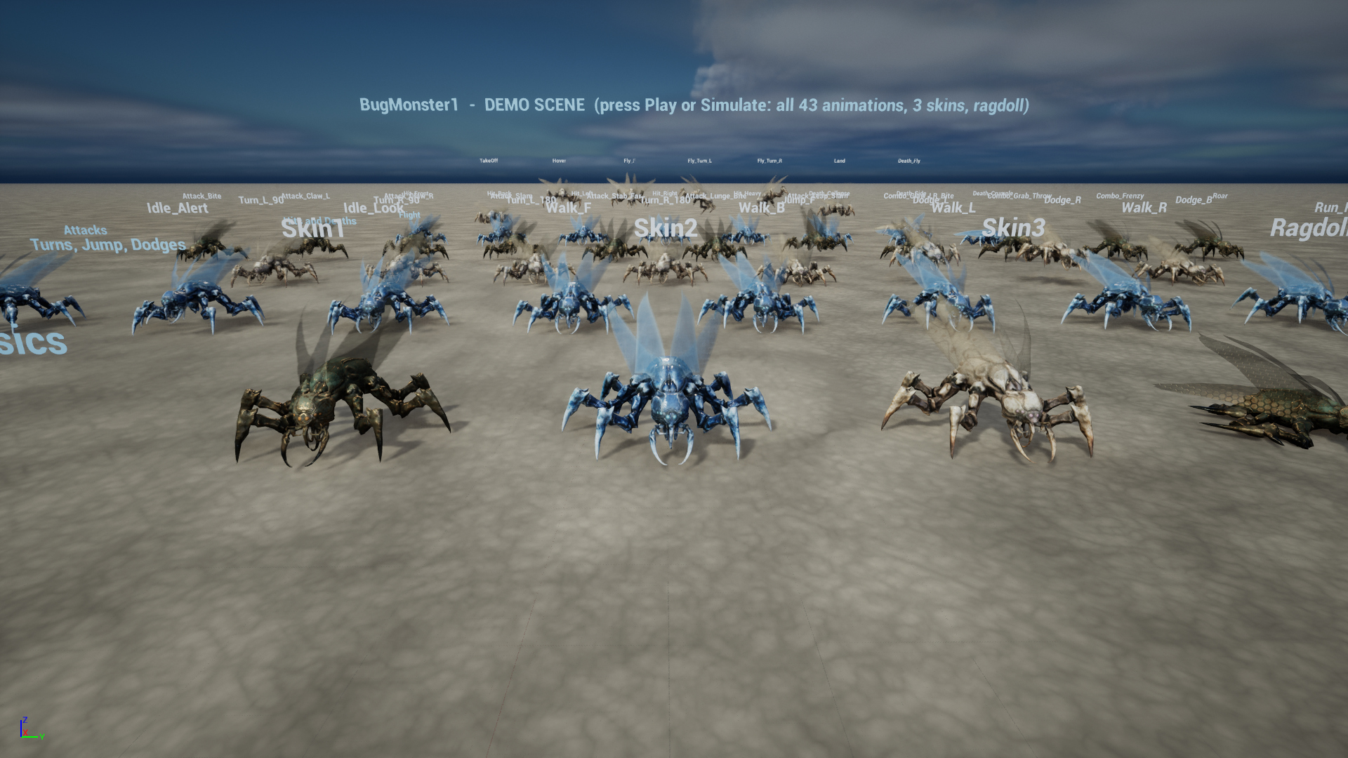 Land Bug Pack1 3D Model