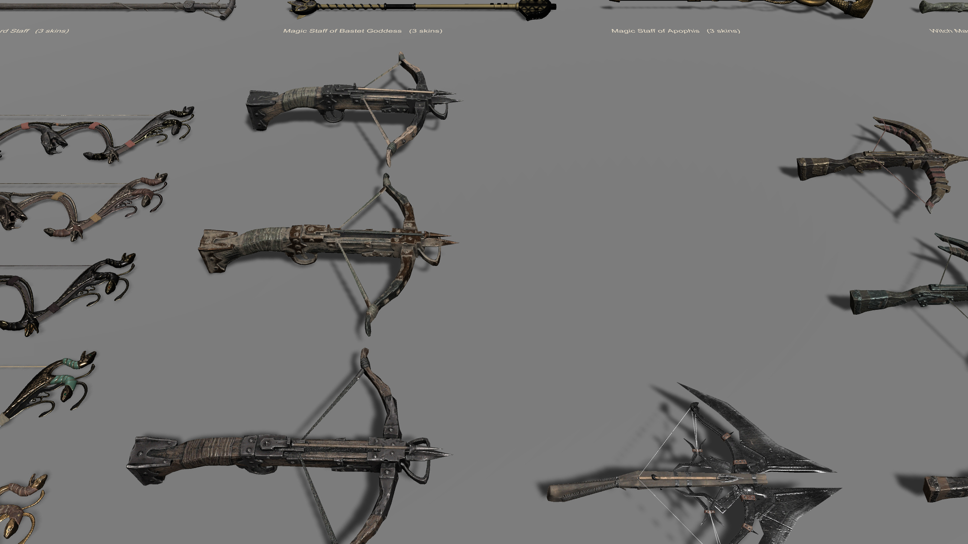 Medieval Fantasy Weapons Mega Pack 3D Model