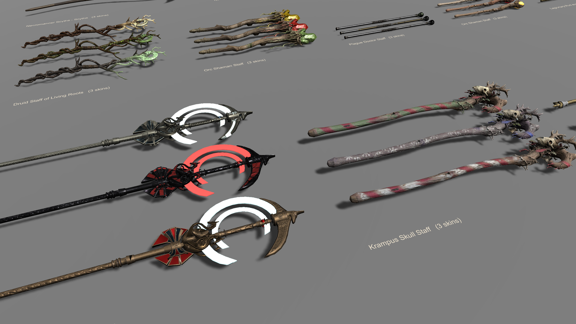 Medieval Fantasy Weapons Mega Pack 3D Model