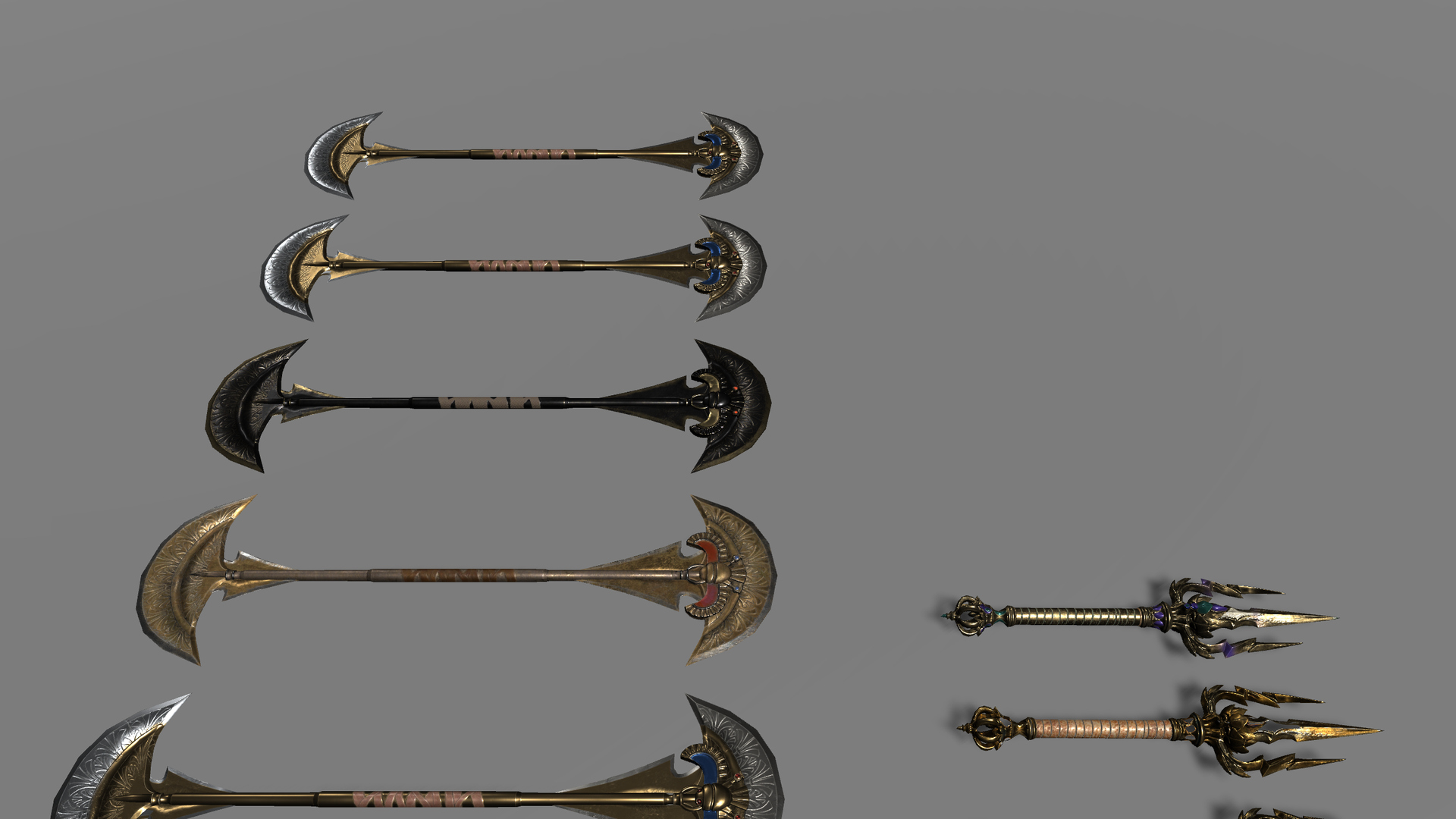 Medieval Fantasy Weapons Mega Pack 3D Model