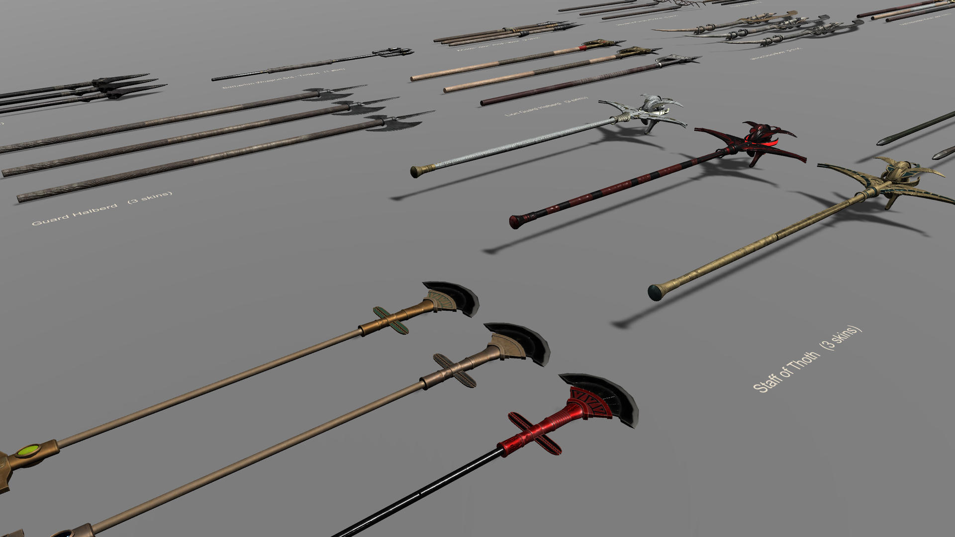 Medieval Fantasy Weapons Mega Pack 3D Model