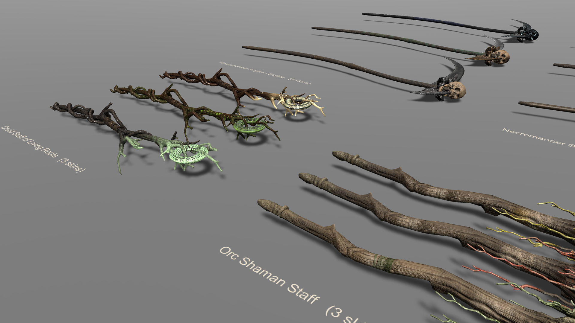 Medieval Fantasy Weapons Mega Pack 3D Model