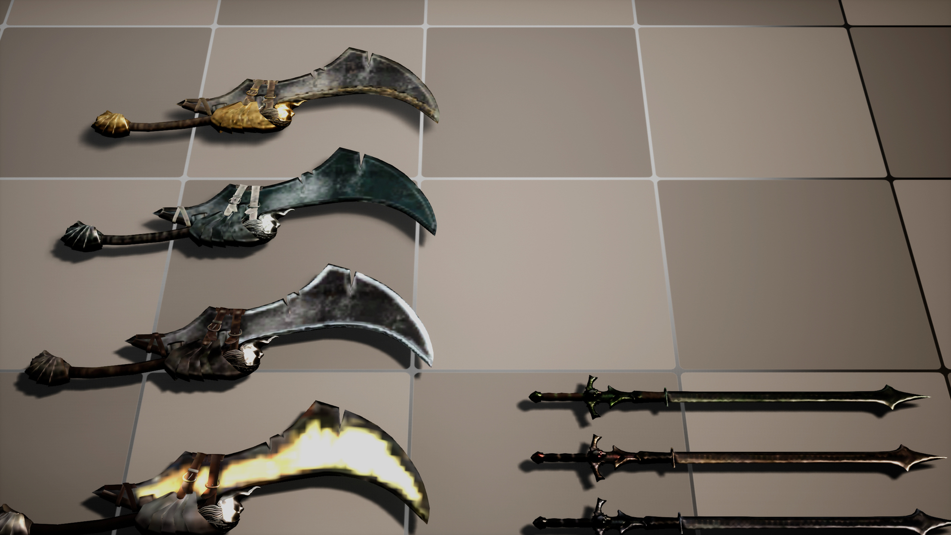 Medieval Fantasy Weapons Mega Pack 3D Model