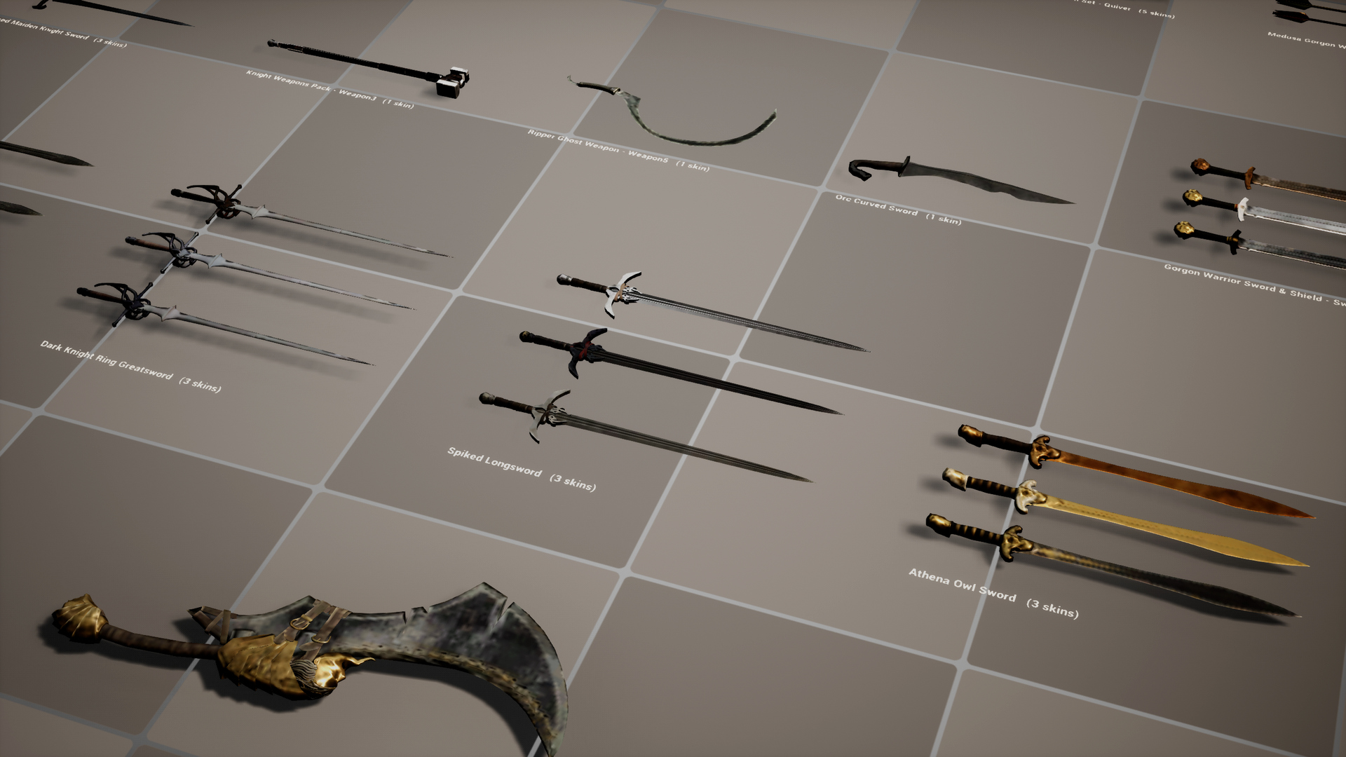 Medieval Fantasy Weapons Mega Pack 3D Model
