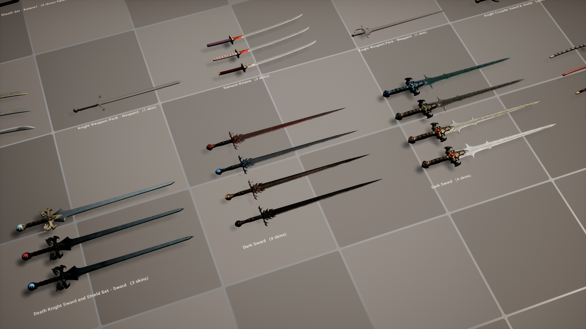 Medieval Fantasy Weapons Mega Pack 3D Model