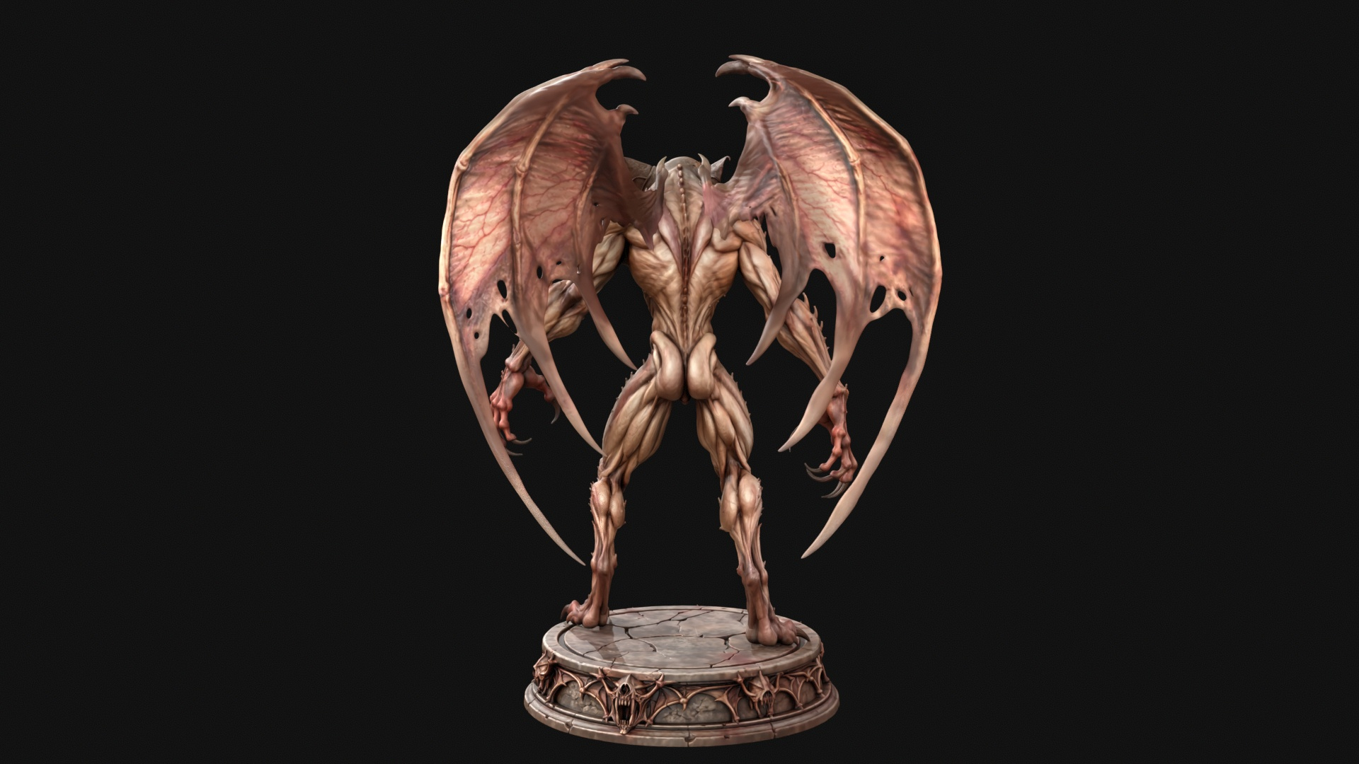 Old Vampire 3D Print Ready Figurine 3D Model