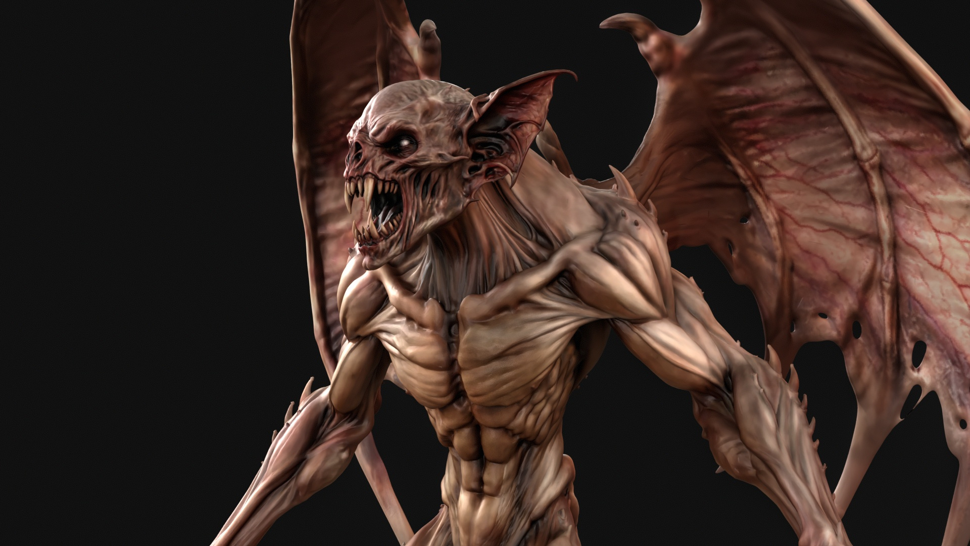 Old Vampire 3D Print Ready Figurine 3D Model