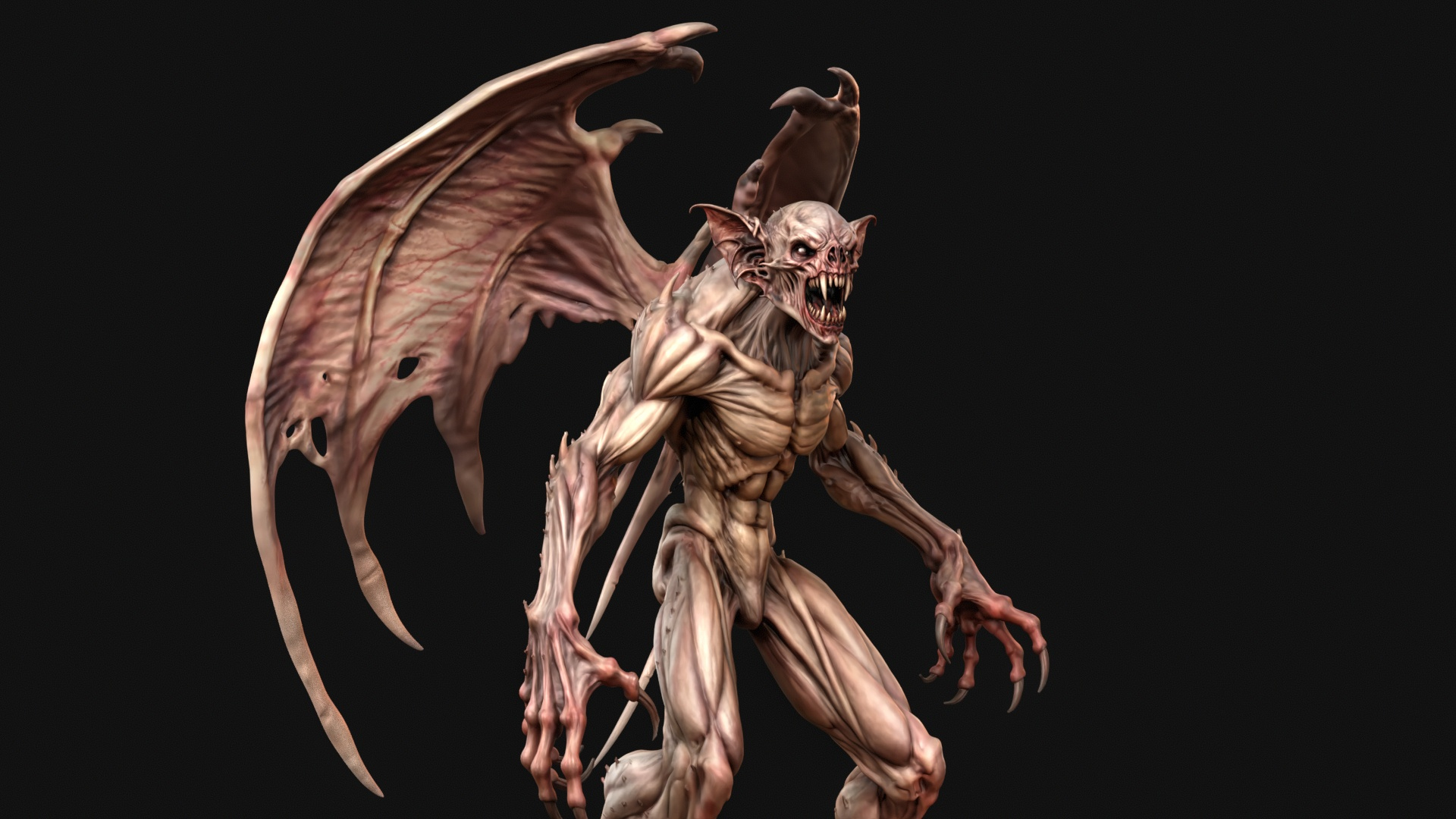 Old Vampire 3D Print Ready Figurine 3D Model