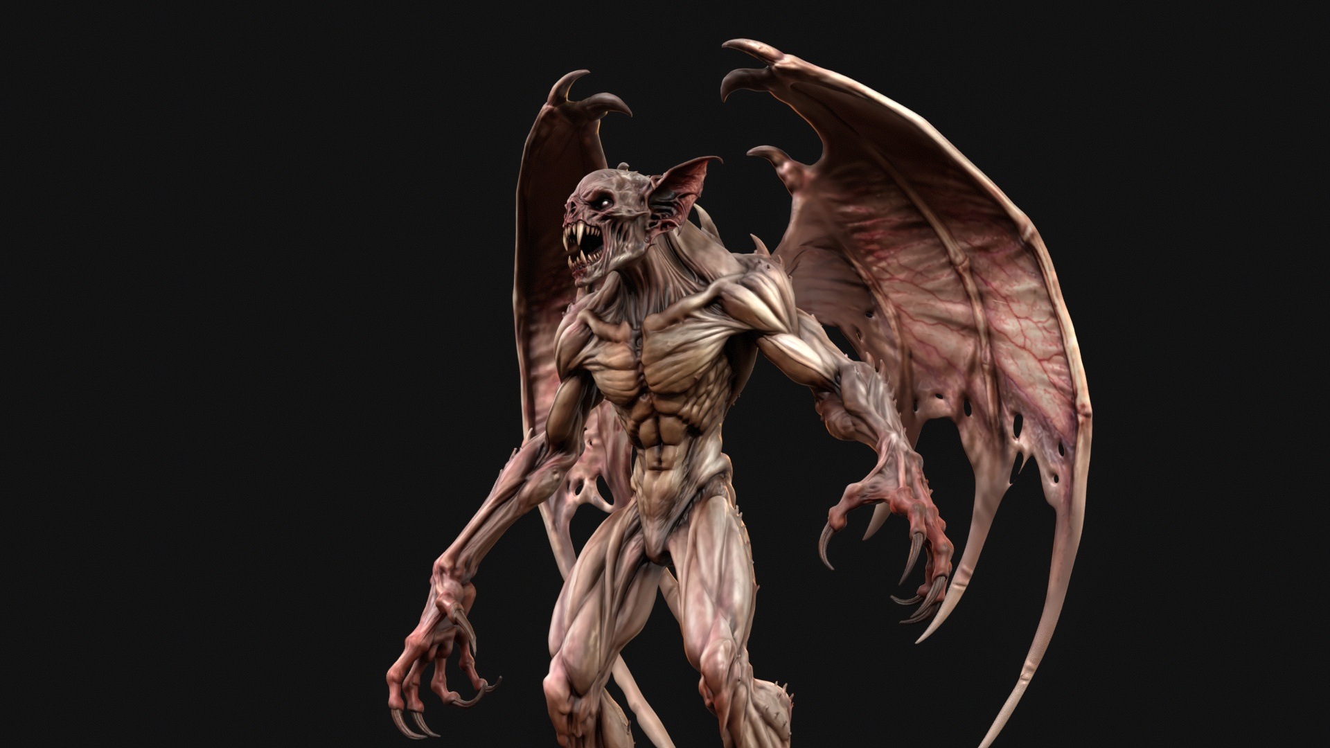 Old Vampire 3D Print Ready Figurine 3D Model