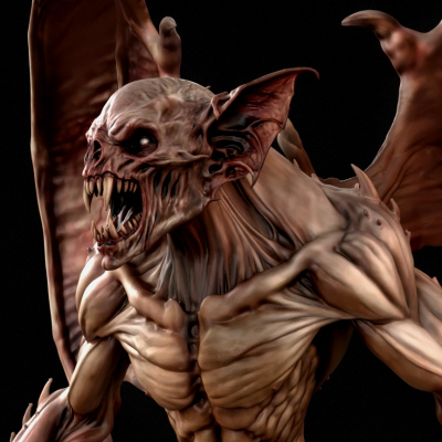 Old Vampire 3D Print Ready Figurine