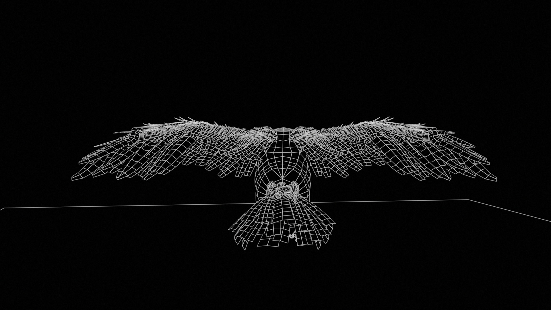 Zombie Raven 3D Model