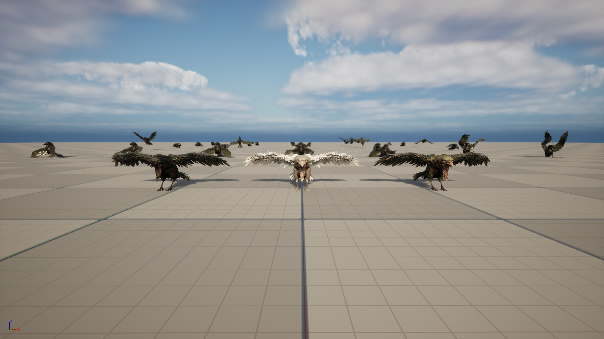 Zombie Raven 3D Model