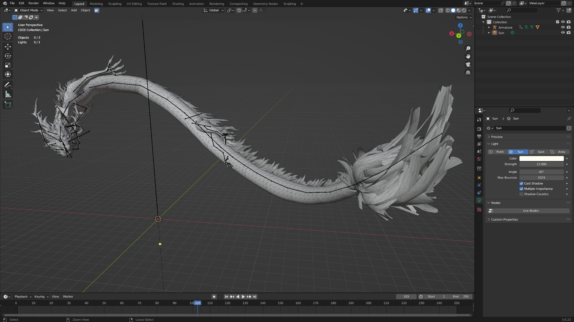 Roselyth Dragon-D4 3D Model