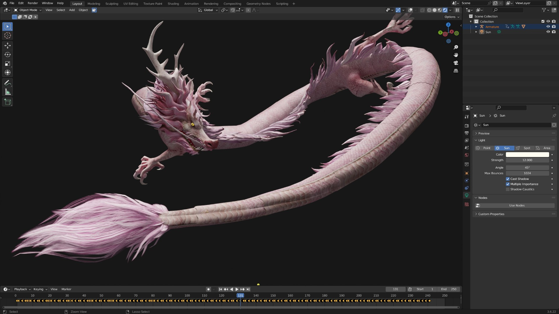 Roselyth Dragon-D4 3D Model