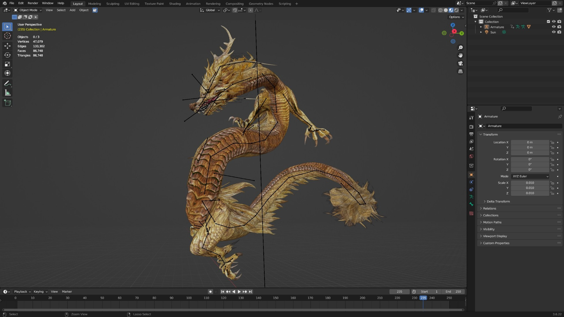 Solara Dragon-D2 3D Model