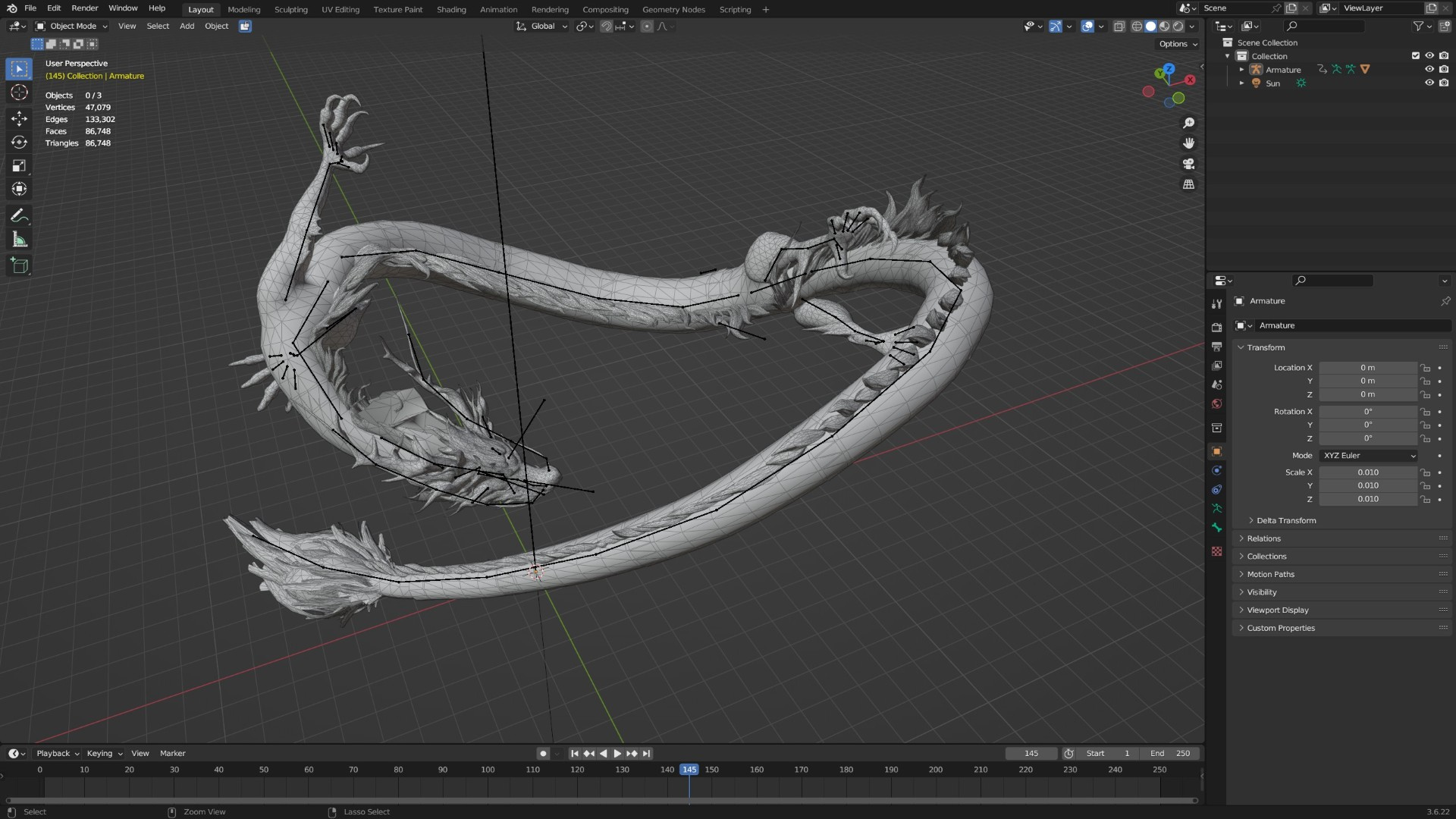 Solara Dragon-D2 3D Model