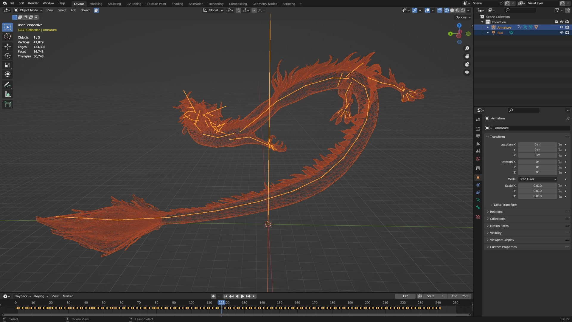 Solara Dragon-D2 3D Model