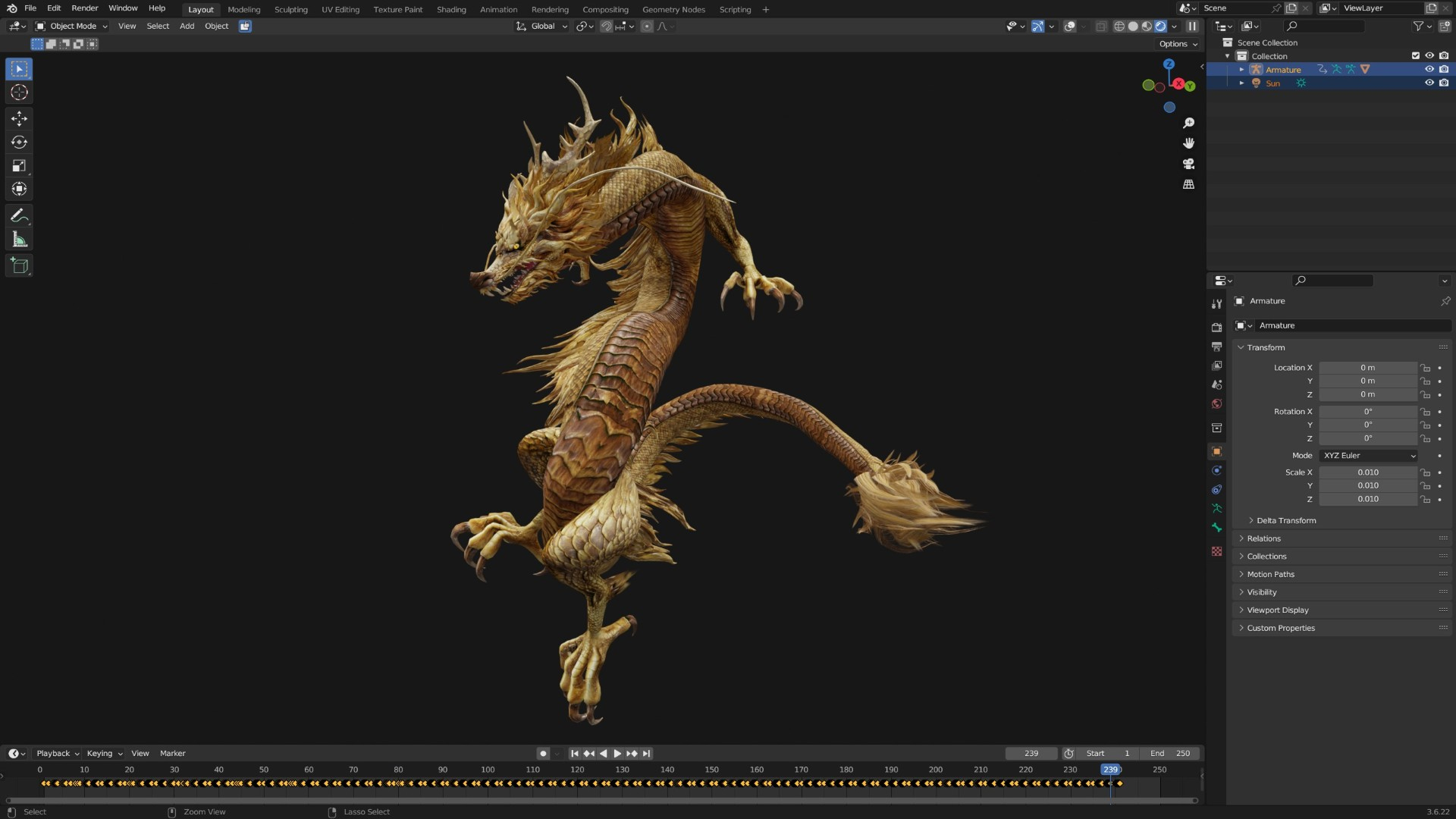 Solara Dragon-D2 3D Model