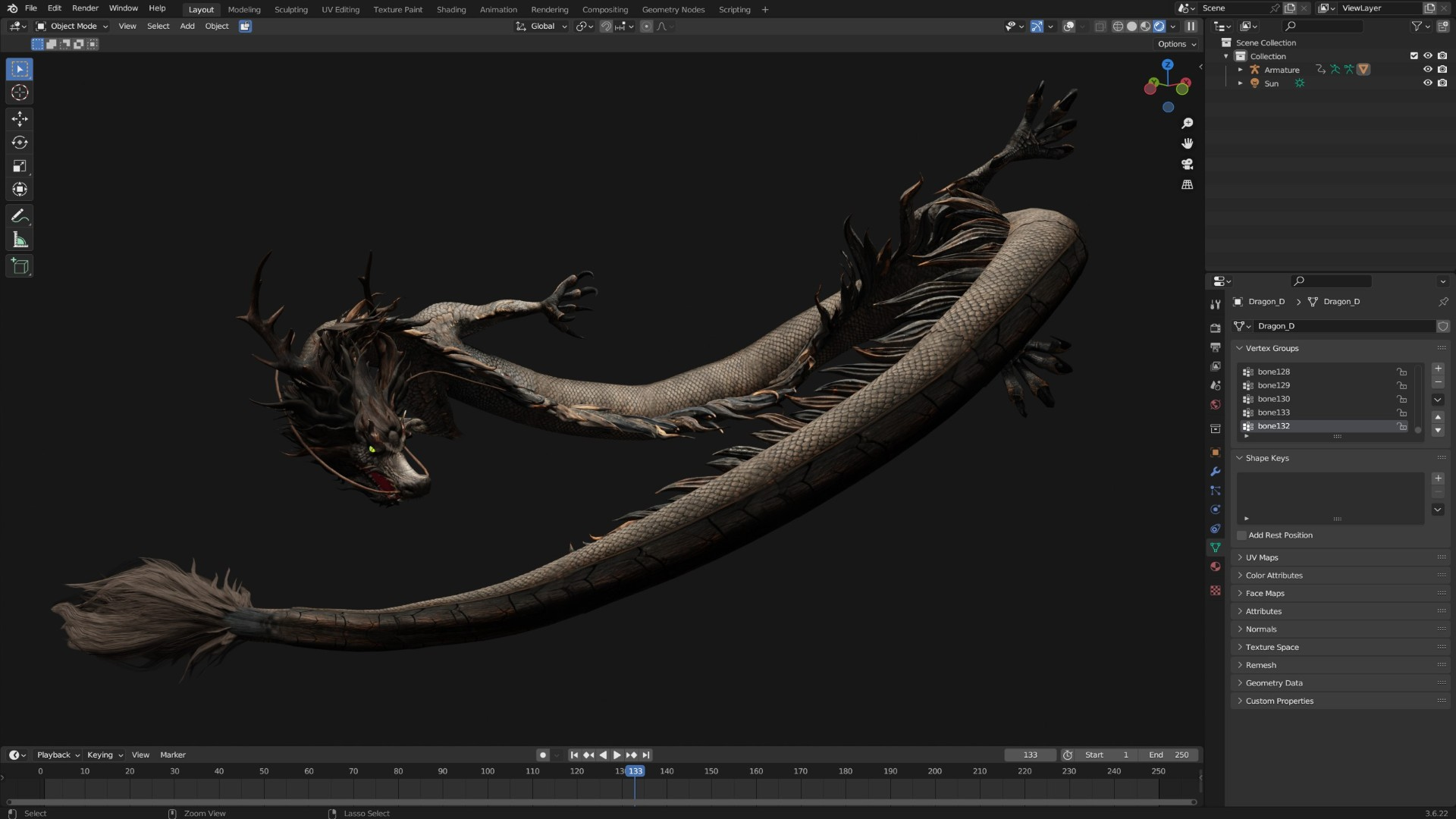 Umbraxis Dragon-D3 3D Model