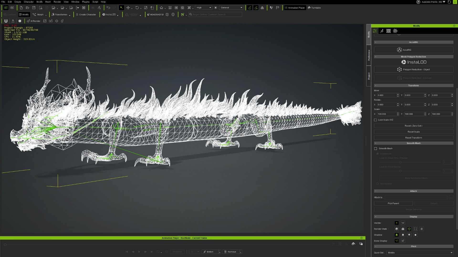 Umbraxis Dragon-D3 3D Model
